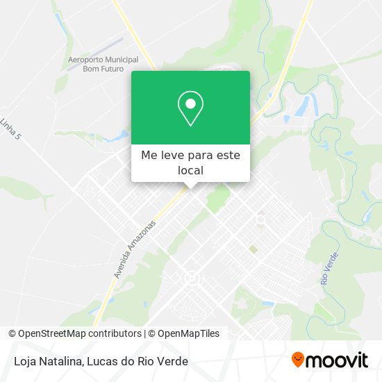 Loja Natalina mapa