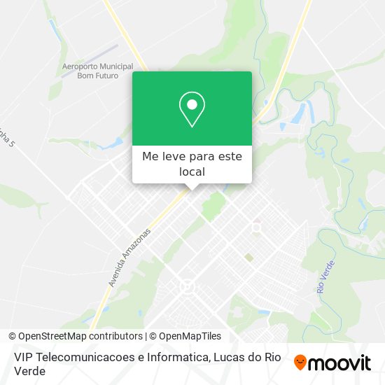 VIP Telecomunicacoes e Informatica mapa