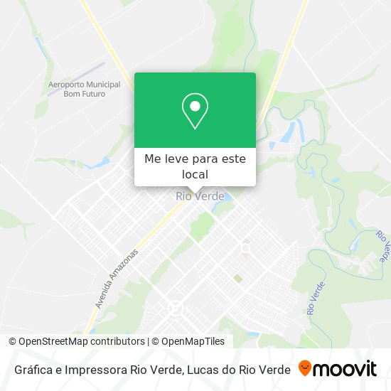 Gráfica e Impressora Rio Verde mapa