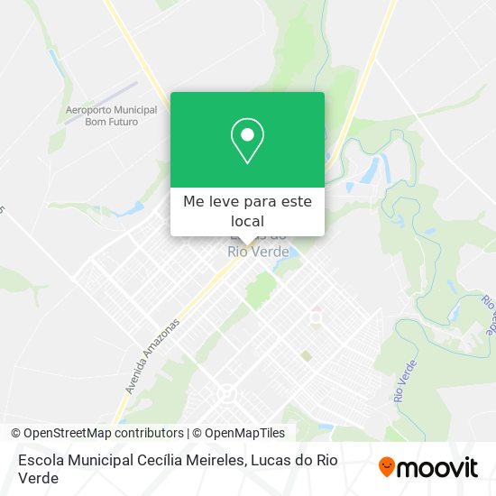 Escola Municipal Cecília Meireles mapa