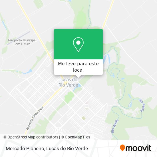 Mercado Pioneiro mapa