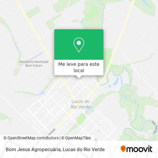 Bom Jesus Agropecuária mapa