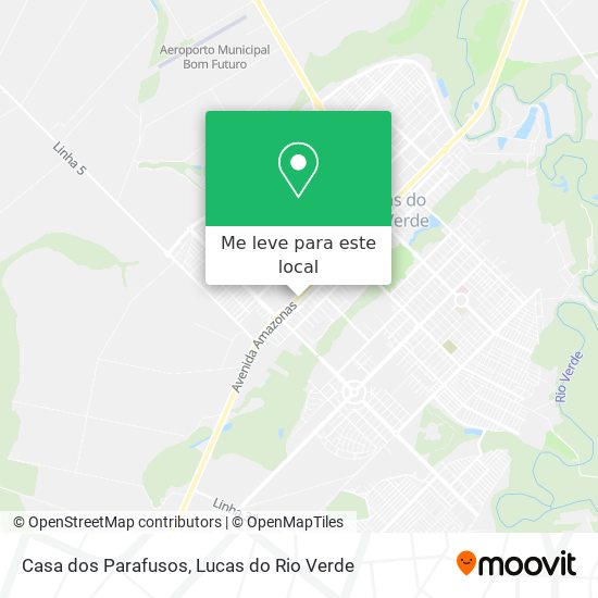 Casa dos Parafusos mapa
