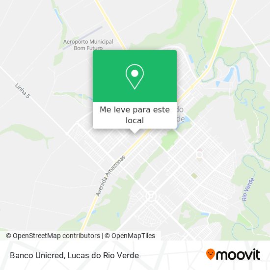 Banco Unicred mapa