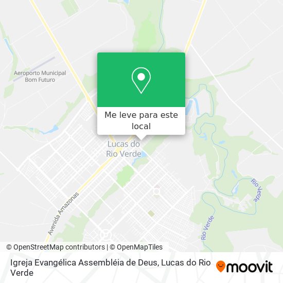 Igreja Evangélica Assembléia de Deus mapa