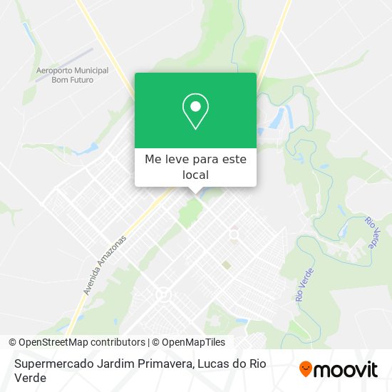 Supermercado Jardim Primavera mapa