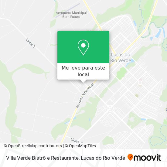 Villa Verde Bistrô e Restaurante mapa