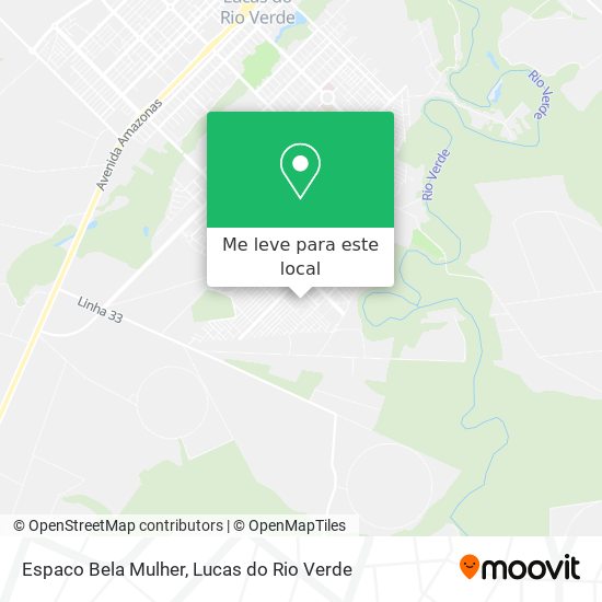 Espaco Bela Mulher mapa