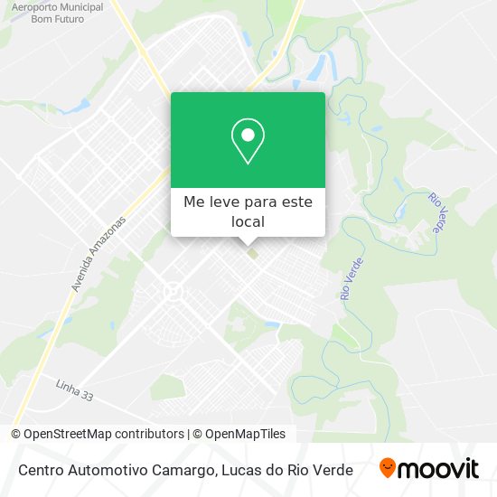 Centro Automotivo Camargo mapa