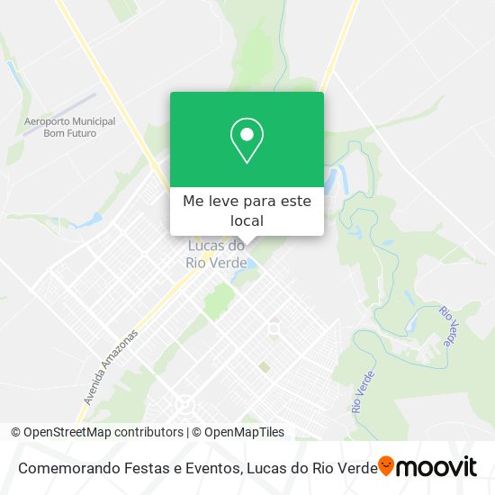 Comemorando Festas e Eventos mapa