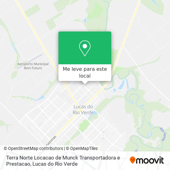 Terra Norte Locacao de Munck Transportadora e Prestacao mapa