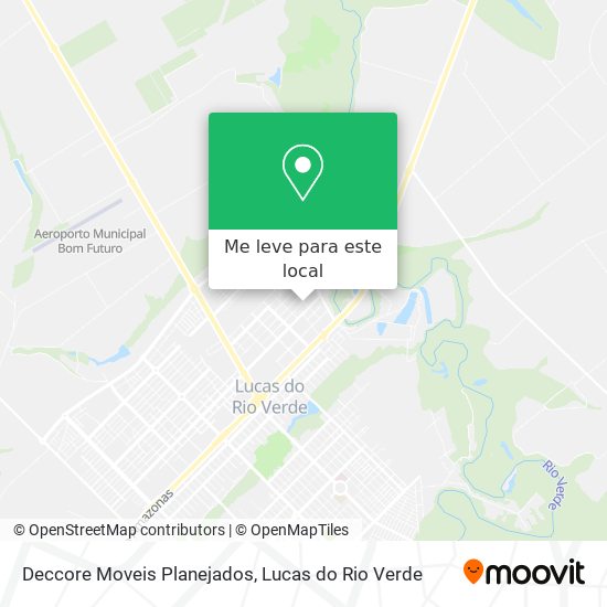 Deccore Moveis Planejados mapa