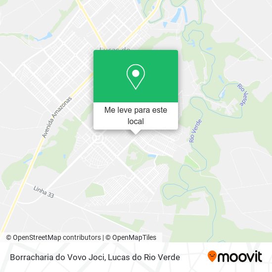 Borracharia do Vovo Joci mapa