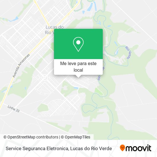 Service Seguranca Eletronica mapa