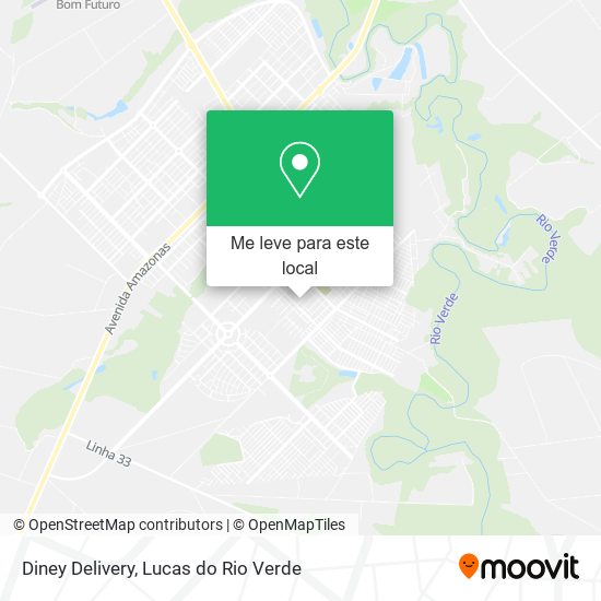 Diney Delivery mapa