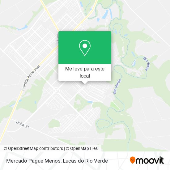 Mercado Pague Menos mapa