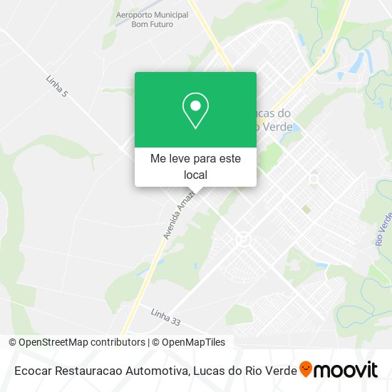 Ecocar Restauracao Automotiva mapa