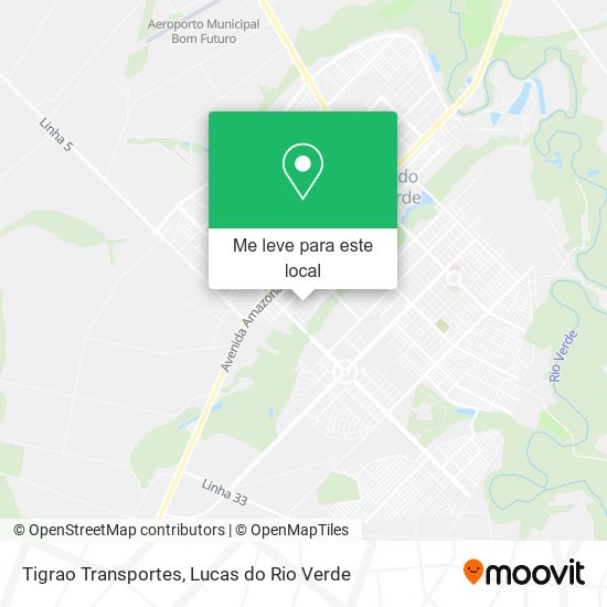 Tigrao Transportes mapa