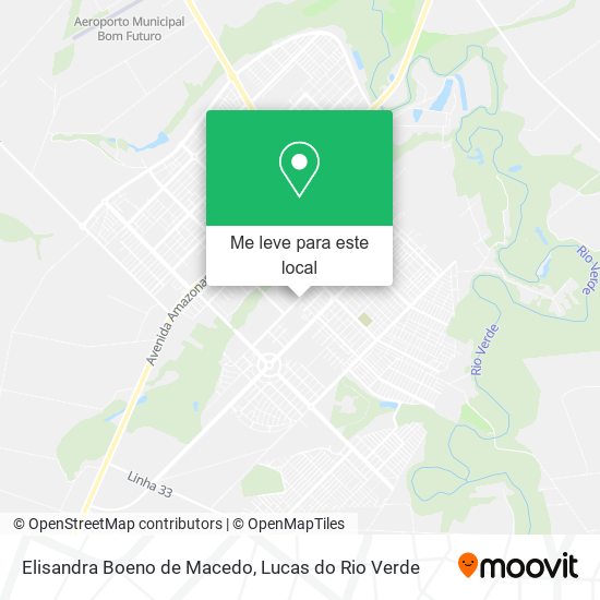 Elisandra Boeno de Macedo mapa