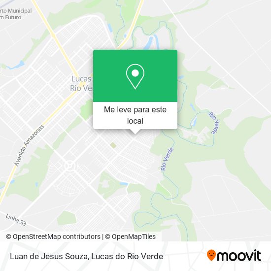 Luan de Jesus Souza mapa