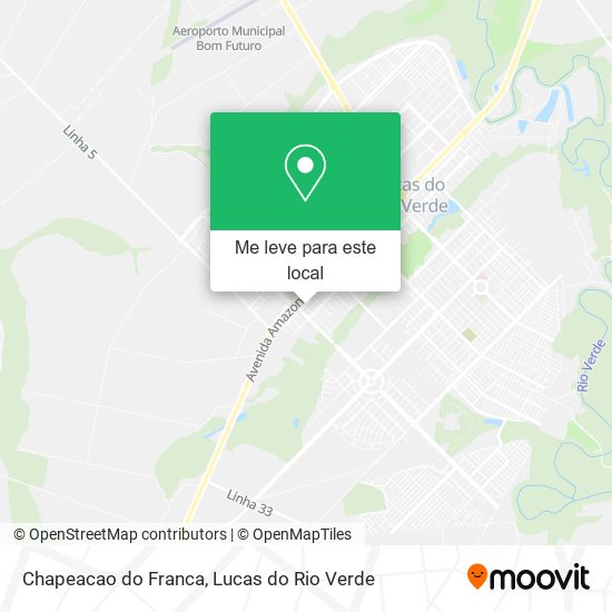 Chapeacao do Franca mapa