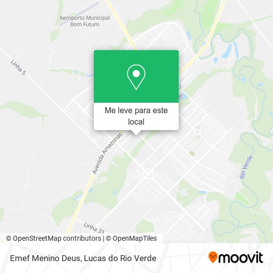 Emef Menino Deus mapa