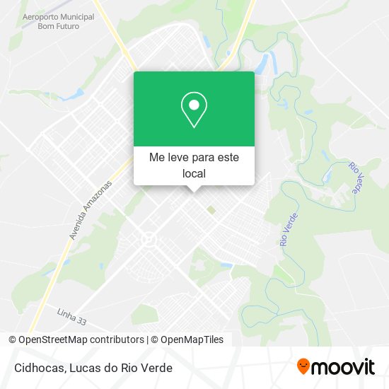 Cidhocas mapa