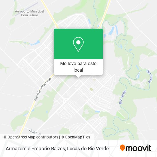 Armazem e Emporio Raizes mapa