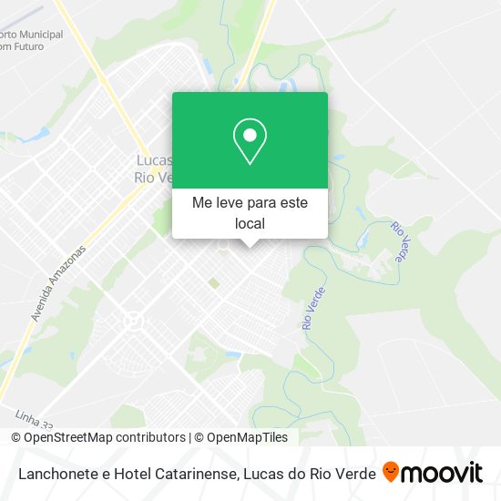 Lanchonete e Hotel Catarinense mapa