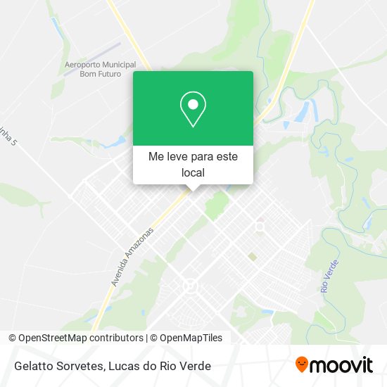 Gelatto Sorvetes mapa
