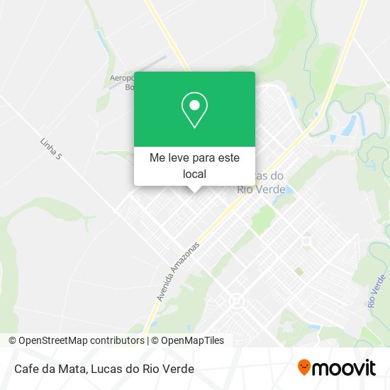 Cafe da Mata mapa