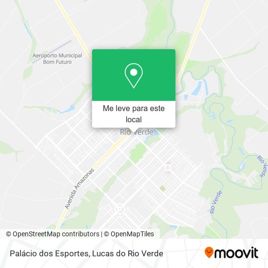 Palácio dos Esportes mapa