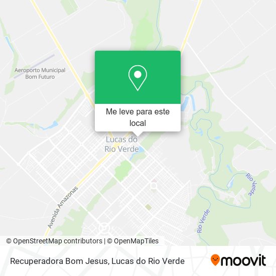 Recuperadora Bom Jesus mapa