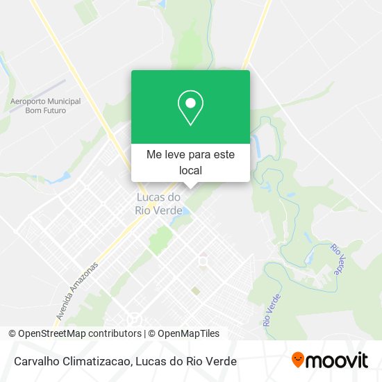 Carvalho Climatizacao mapa