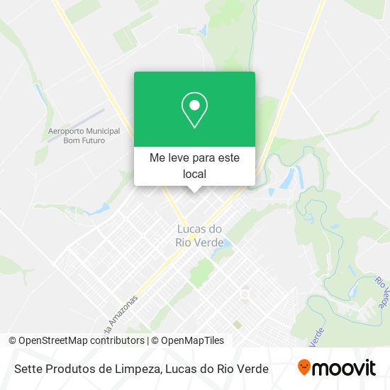 Sette Produtos de Limpeza mapa