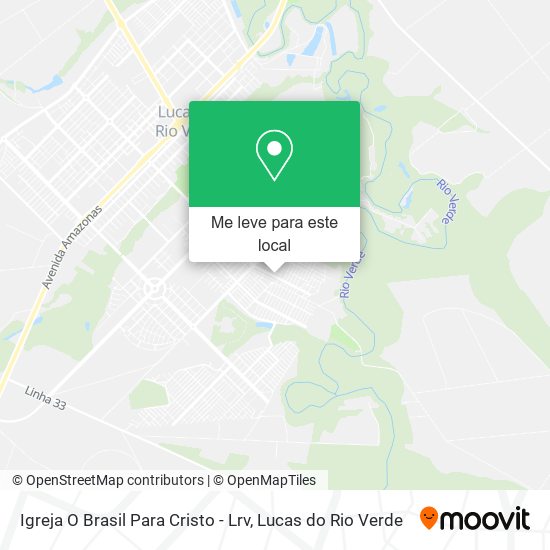 Igreja O Brasil Para Cristo - Lrv mapa