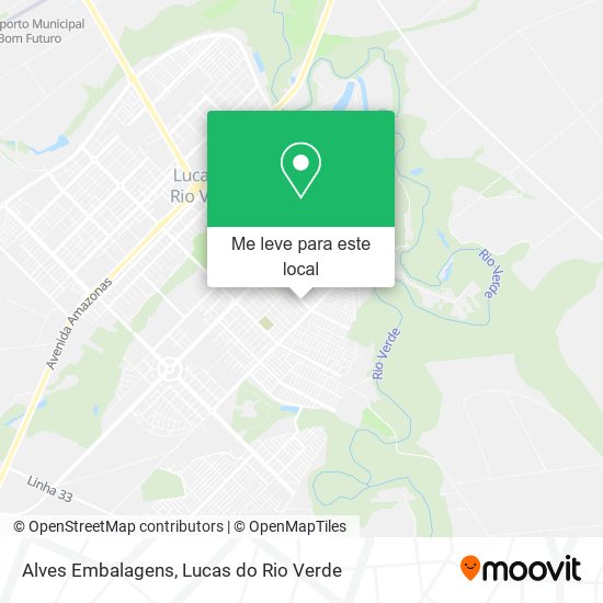 Alves Embalagens mapa