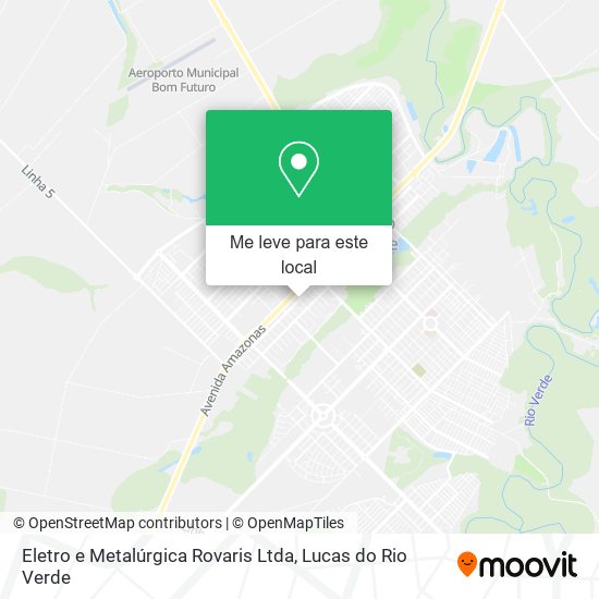 Eletro e Metalúrgica Rovaris Ltda mapa