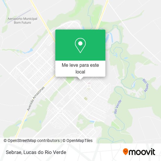 Sebrae mapa