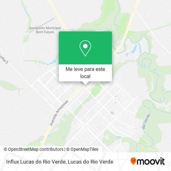 Influx Lucas do Rio Verde mapa