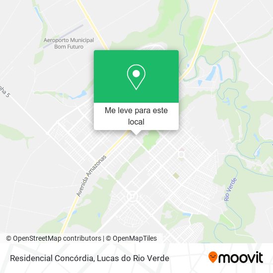 Residencial Concórdia mapa