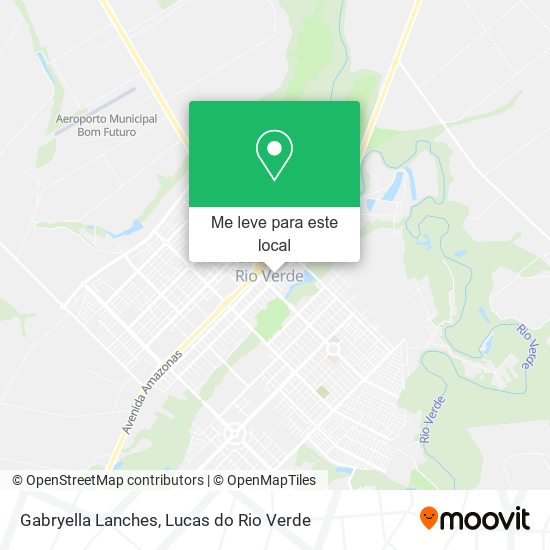 Gabryella Lanches mapa