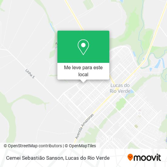 Cemei Sebastião Sanson mapa