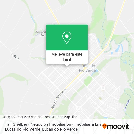 Tati Grielber - Negócios Imobiliários - Imobiliária Em Lucas do Rio Verde mapa