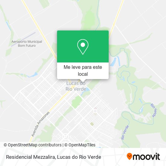 Residencial Mezzalira mapa