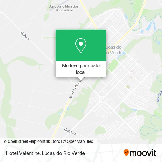 Hotel Valentine mapa