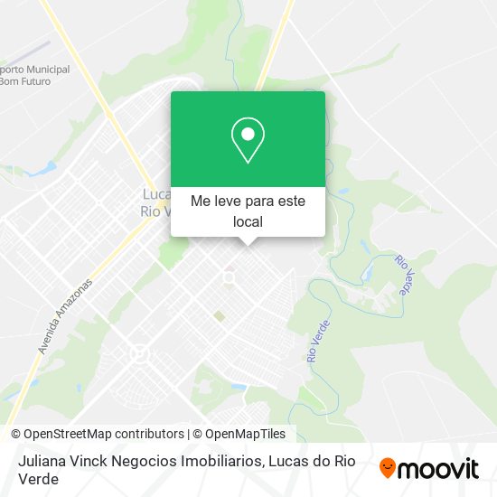 Juliana Vinck Negocios Imobiliarios mapa