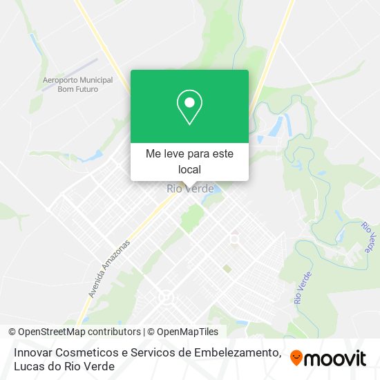 Innovar Cosmeticos e Servicos de Embelezamento mapa