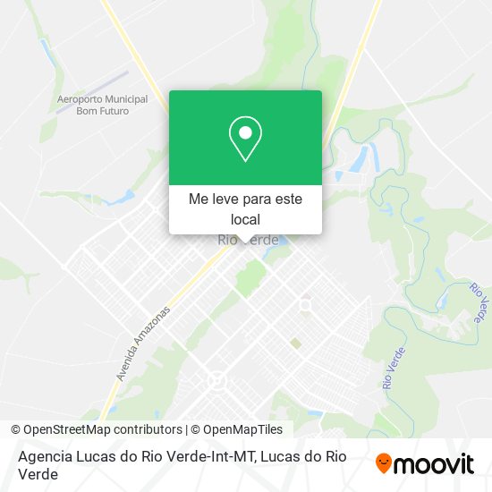 Agencia Lucas do Rio Verde-Int-MT mapa