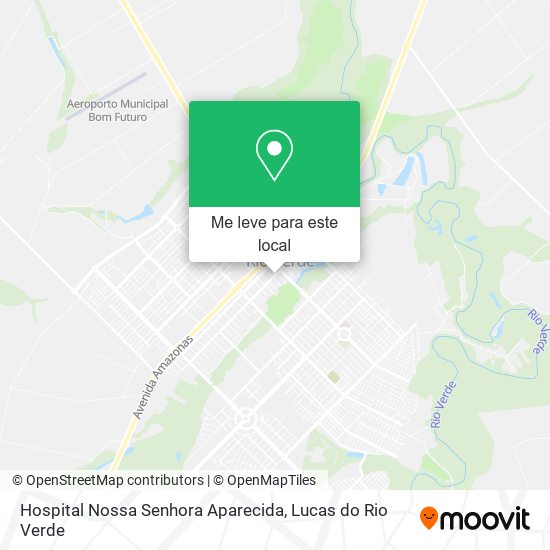 Hospital Nossa Senhora Aparecida mapa